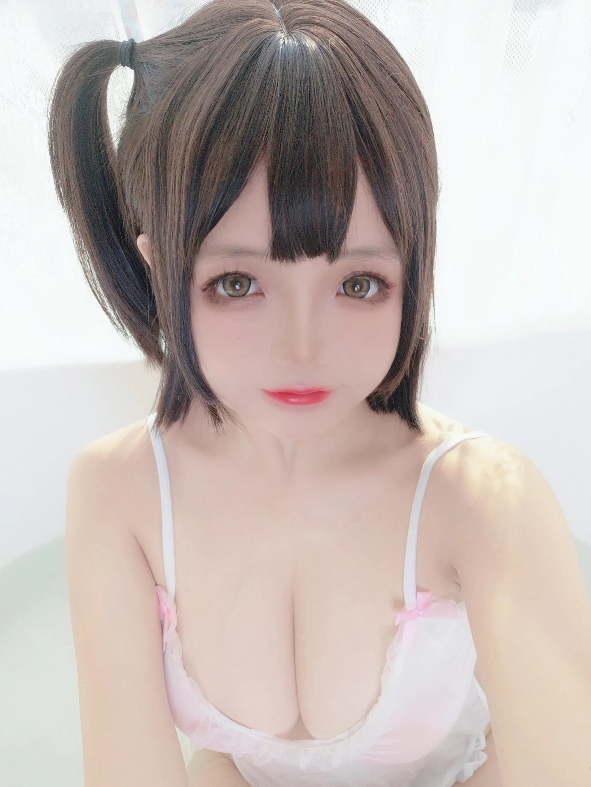 日奈娇 – NO.43 湿身小白裙-白纱裙自拍 [21P]插图5